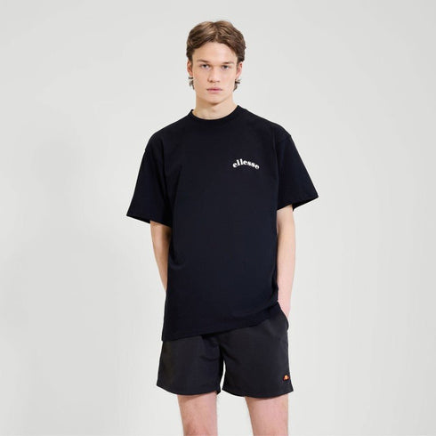 Ellesse tshirt for man אלס חולצה טישרט אוברסייז בצבע שחור לגבר